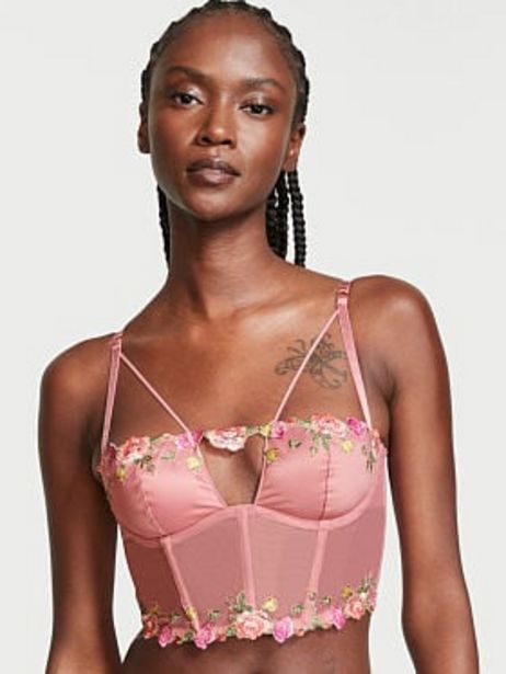 Προσφορά Unlined Rose Embroidered Corset Top για 30,81€ σε Victoria's Secret