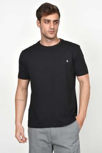 Προσφορά Ανδρικό Καλοκαιρινό T-Shirt Βαμβακερό - ΜΑΥΡΟ για 10€ σε Berto Lucci