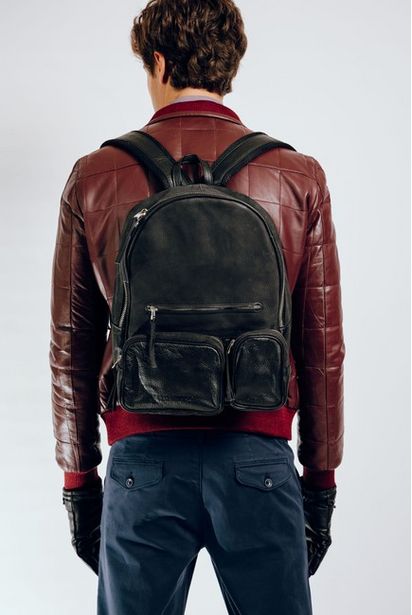 Προσφορά Σακίδιο Δερμάτινο Backpack δίχρωμο για 104,3€