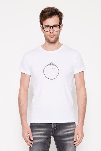 Προσφορά T-shirt με ανάγλυφη στάμπα “Berto Lucci” για 17,5€ σε Berto Lucci