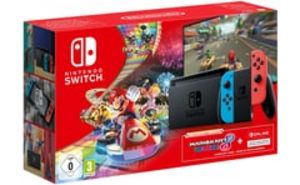 Προσφορά Nintendo Switch Neon Red/Neon Blue & Mario Kart 8 Deluxe (Κωδικός) & 3 Μήνες Συνδρομή Nintendo Switch Online για 329€ σε Media Markt