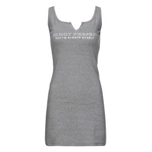Προσφορά Φόρεμα Γυναικείο Γκρι Μελανζέ I'm Not Perfect - One Size για 7,99€ σε Jumbo
