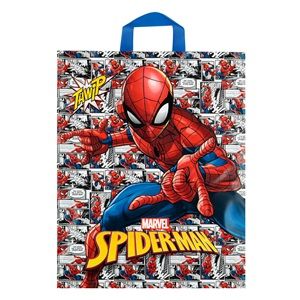 Προσφορά Τσάντα Δώρου Μπλε Κόκκινη Spiderman 40x50 cm για 0,99€ σε Jumbo