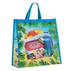 Προσφορά Τσάντα Σακούλα Πολλαπλών Χρήσεων Καλοκαιρινή Παραλία Διακοπές 50x20x49 cm για 2,49€ σε Jumbo