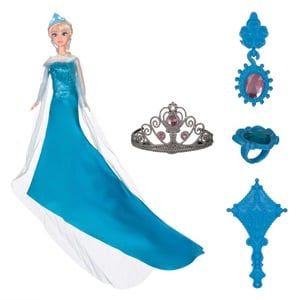 Προσφορά Κούκλα Πριγκίπισσα του Πάγου Ασημί Στέμμα Μπλε Φόρεμα 30 cm για 7,99€ σε Jumbo