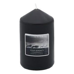 Προσφορά Κερί Κολώνα Αρωματικό Mαύρο Royal Black Καρύδα 5.8x10 cm για 1,99€ σε Jumbo