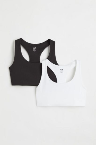 Προσφορά Αθλητικά μπουστάκια Medium support (2 τμχ.) για 19,99€ σε H&M
