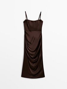 Προσφορά Φόρεμα Σε Στιλ Λανζερί Με Τιράντες -Studio για 59,95€ σε Massimo Dutti