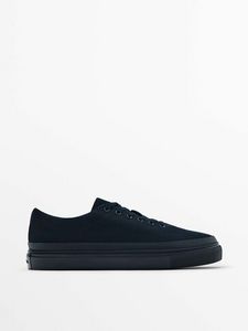 Προσφορά Σκούρα Μπλε Sneakers Από Καμβά - Studio για 89,95€ σε Massimo Dutti