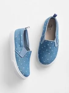 Προσφορά BabyGap Dot Chambray Slip-On Sneaker Παπούτσια για 11,98€ σε GAP