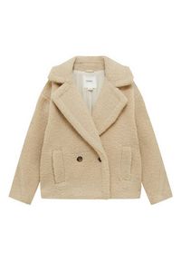 Προσφορά Κοντό παλτό από οικολογική γούνα προβάτου με γιακά με πέτα για 45,99€ σε Pull & Bear