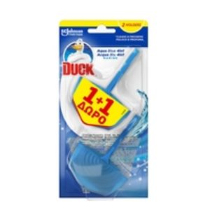 Προσφορά DUCK 3in1 WC Block Τουαλέτας Aqua Blue Duck 40gr 1+1Δώρο για 2,44€ σε Market In