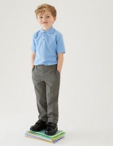 Προσφορά Σχολικά παντελόνια για αγόρια με κανονική εφαρμογή στα μπατζάκια σε σετ των 2 (2-18 ετών) για 30,99€ σε MARKS & SPENCER