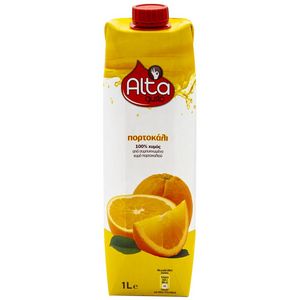 Προσφορά Alta Gusto Φυσικός Χυμός Πορτοκάλι 1lt για 0,55€ σε METRO Cash & Carry