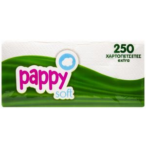 Προσφορά Pappy Soft Extra Χαρτοπετσέτες 30x30cm 250φύλλων 0,377kg για 1,28€ σε METRO Cash & Carry