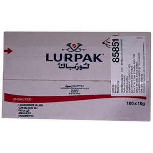 Προσφορά Lurpak Βούτυρο Ανάλατο Μερίδες 100x10gr για 9,94€ σε METRO Cash & Carry