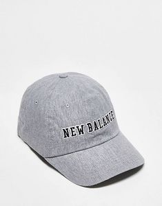 Προσφορά New Balance collegiate logo baseball cap in grey για 10€ σε Asos
