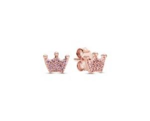 Προσφορά Pink Crown Stud Earrings για 59€ σε Pandora