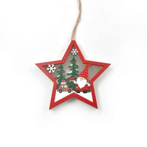Προσφορά Χριστουγεννιάτικο κρεμαστό διακοσμητικό Star με LED 13 εκ. για 3,9€ σε Vicko