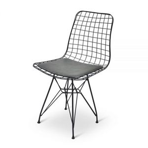 Προσφορά Καρέκλα με μεταλλικό σκελετό 45x43x85 εκ. μαύρη για 26,9€ σε Vicko