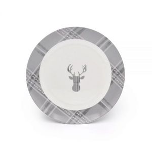 Προσφορά Πιάτο φαγητού πορσελάνης Grey Reindeer 27 εκ. για 2,9€ σε Vicko