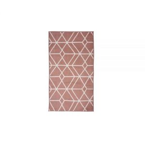 Προσφορά Γούνινο χαλί 70x120 εκ., γεωμετρικό σχέδιο, dusty pink για 19,9€ σε Vicko