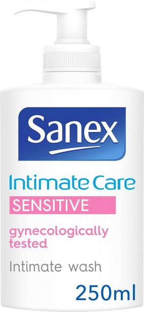 Προσφορά Sanex Intimate Care Sensitive Υγρό Καθαρισμού για την ευαίσθητη περιοχή 250ml για 1,78€