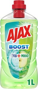 Προσφορά Ajax Boost Ξύδι και Μήλο Καθαριστικό Πατώματος 1000ml για 2,06€ σε My Market