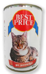 Προσφορά Best Price Κονσέρβα Γάτας Κρέας 405gr για 0,66€ σε My Market