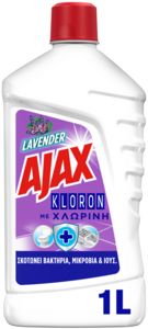 Προσφορά Ajax Kloron Lila Καθαριστικό Πατώματος 1000ml για 2,03€ σε My Market