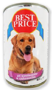 Προσφορά Best Price Κονσέρβα Σκύλου Κοτόπουλο-Γαλοπούλα 405gr για 0,73€ σε My Market
