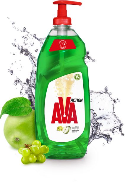 Προσφορά Ava Action Μήλο Υγρό Πιάτων Αντλία 650ml για 1,39€