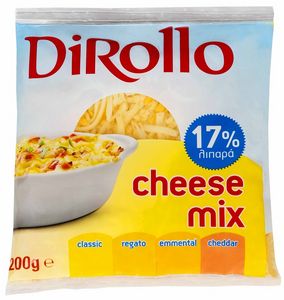 Προσφορά Dirollo Mixed Τυρί Τριμμένο 200gr για 2,49€ σε My Market