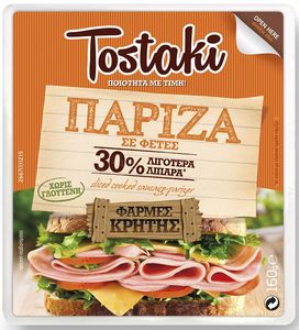 Προσφορά Creta Farms Tostaki Πάριζα Φέτες 160gr για 1,12€ σε My Market