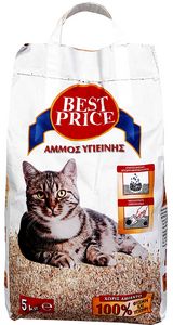 Προσφορά Best Price Άμμος Υγιεινής για Γάτες 5kg για 3,01€ σε My Market