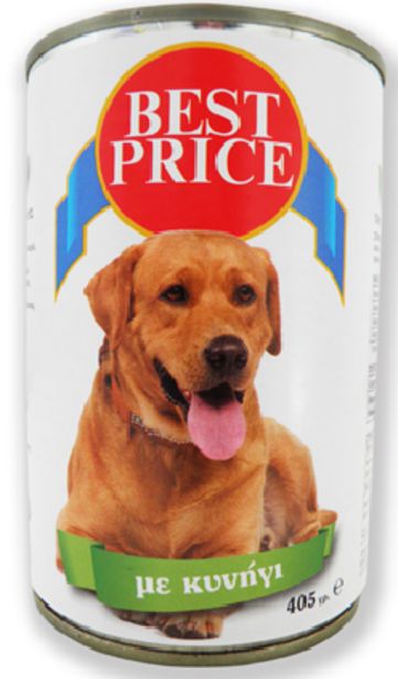 Προσφορά Best Price Κονσέρβα Σκύλου Κυνήγι 405gr για 0,51€