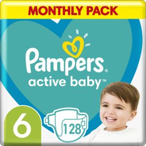 Προσφορά Pampers Active Baby Monthly Pack (128τεμ) Νο 6 (13-18kg) για 30,09€ σε My Market