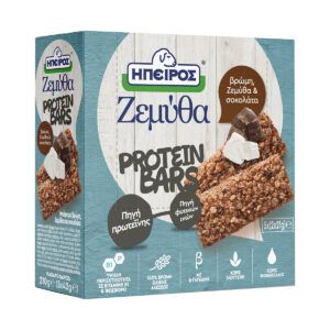 Προσφορά Ήπειρος Ζεμύθα Protein Μπάρες Δημητριακών Με Σοκολάτα Χωρίς Γλουτένη 5 x 42 gr για 2,09€ σε Χαλκιαδάκης