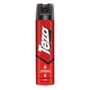 Προσφορά Teza Εντομοκτόνο Spray Για Κατσαρίδες & Μυρμήγκια 400 ml για 2,84€ σε Χαλκιαδάκης