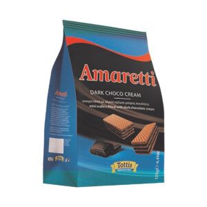 Προσφορά Amaretti Γκοφρέτα Μαύρη Σοκολάτα 125 gr για 1,19€ σε Χαλκιαδάκης