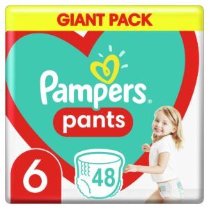 Προσφορά Pampers Pants Πάνες Βρεφών Giant Ν6 15+ kg 48 Τεμάχια για 18,49€ σε Χαλκιαδάκης