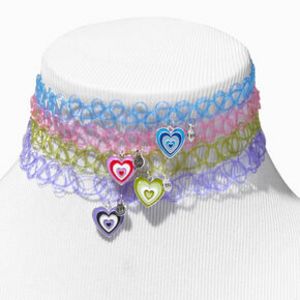 Προσφορά Best Friends Layered Heart Tattoo Choker Necklaces - 4 Pack για 8,49€ σε Claire's