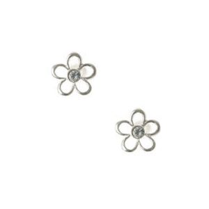 Προσφορά Sterling Silver Open Flower Stud Earrings για 5,2€ σε Claire's