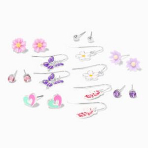 Προσφορά Silver Floral Butterfly Earrings Set - 9 Pack για 6,8€ σε Claire's