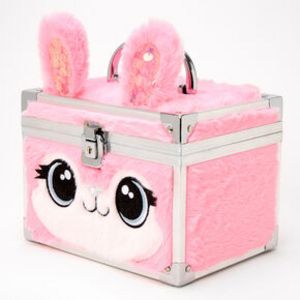 Προσφορά Furry Bunny Locking Makeup Case - Pink για 16,19€ σε Claire's