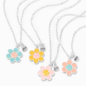 Προσφορά Silver Best Friends Happy Daisy Pendant Necklaces - 4 Pack για 9,99€ σε Claire's