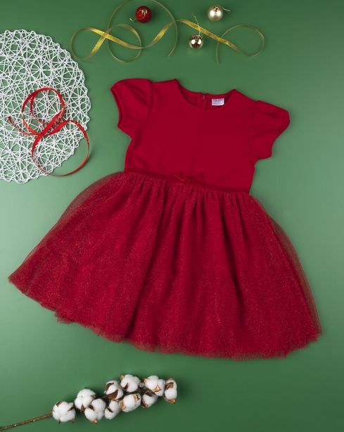 Προσφορά Παιδικό Φόρεμα Κόκκινο για Κορίτσι για 24,49€
